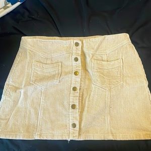 Pink Lily corded mini skirt - size L